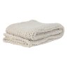 Knitted Cream Throw Knitted Cream Throw