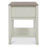 Palermo Grey Washed Oak & Soft Grey Lamp Table With Drawer Palermo Grey Washed Oak & Soft Grey Lamp Table With Drawer