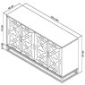 Bentley Designs Harvey Wide Sideboard 2003-15 Bentley Designs Harvey Wide Sideboard 2003-15