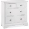 Hampstead White 2+2 Drawer Chest