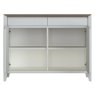 Palermo Grey Washed Oak & Soft Grey Narrow Sideboard Palermo Grey Washed Oak & Soft Grey Narrow Sideboard