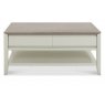 Bergen Grey Washed Oak & Soft Grey Coffee Table With Drawer Bergen Grey Washed Oak & Soft Grey Coffee Table With Drawer