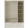Ashby Soft Grey Triple Wardrobe Ashby Soft Grey Triple Wardrobe