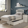 Ashby White Slatted Bedstead Single 90cm Ashby White Slatted Bedstead Single 90cm