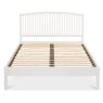 Ashby White Slatted Bedstead Small Double Ashby White Slatted Bedstead Small Double