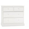 Ashby White 2+2 Drawer Chest