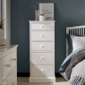 Ashby White 5 Drawer Tall Chest Ashby White 5 Drawer Tall Chest