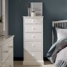 Rivendell White 5 Drawer Tall Chest Rivendell White 5 Drawer Tall Chest