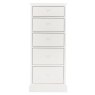 Rivendell White 5 Drawer Tall Chest Rivendell White 5 Drawer Tall Chest