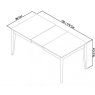 Bergen Grey Washed Oak & Soft Grey 4-6 Extension Table Bergen Grey Washed Oak & Soft Grey 4-6 Extension Table