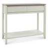 Bergen Grey Washed Oak & Soft Grey Console Table With Drawer Bergen Grey Washed Oak & Soft Grey Console Table With Drawer
