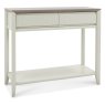 Palermo Grey Washed Oak & Soft Grey Console Table With Drawer