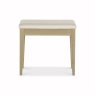 Oakland Aged Oak & Weathered Oak Stool - Ivory Bonded Leather Oakland Aged Oak & Weathered Oak Stool - Ivory Bonded Leather