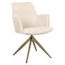 Dakota Swivel Chair Beige Chenille Dakota Swivel Chair Beige Chenille