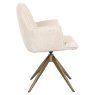 Dakota Swivel Chair Beige Chenille Dakota Swivel Chair Beige Chenille