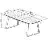 Carson 4-6 Extendable Table