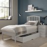 Ashby Soft Grey Slatted Bedstead Single 90cm Ashby Soft Grey Slatted Bedstead Single 90cm