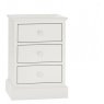 Ashby White 3 Drawer Nightstand Ashby White 3 Drawer Nightstand