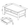 Chester Oak Coffee Table Chester Oak Coffee Table