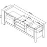 Chester Oak TV Unit Chester Oak TV Unit