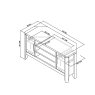 Chester Oak Corner TV Unit Chester Oak Corner TV Unit