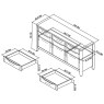 Chester Oak Wide Sideboard Chester Oak Wide Sideboard