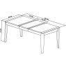 Chester Oak 4-6 Extension Dining Table Chester Oak 4-6 Extension Dining Table
