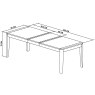 Chester Oak 6-8 Extension Dining Table Chester Oak 6-8 Extension Dining Table