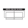 Callum 2.5 Seater Static Sofa Callum 2.5 Seater Static Sofa