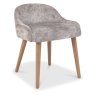Vega Oak Fabric Stool