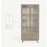 Options Tall 2 Section Vitrine  1