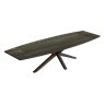 002   Product   ALSBA Soft Barrel Shaped Dining Table With End Leaves